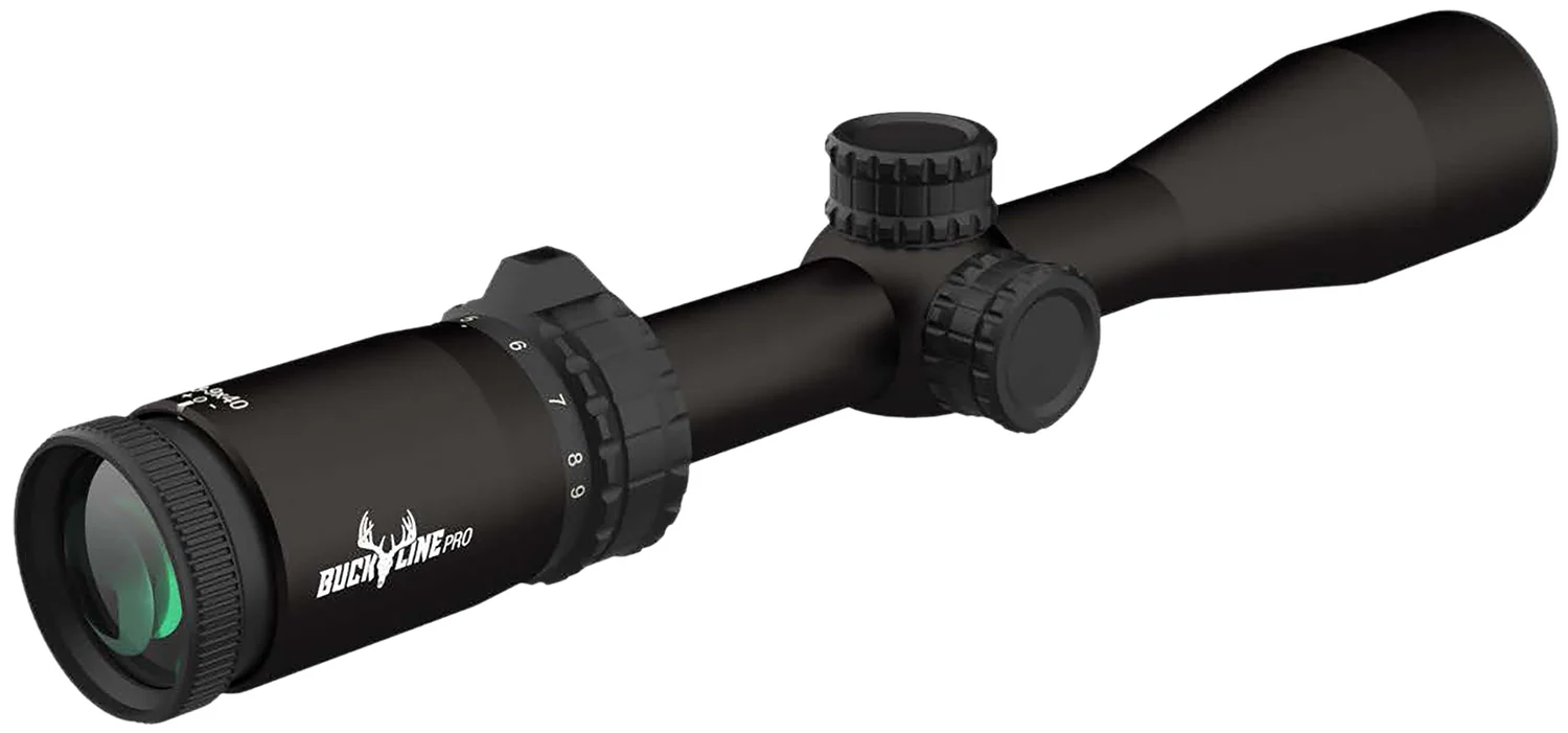 TruGlo TGTG8541PXB Buckline Pro Rifle Scope Matte Black 4-12x 42mm
