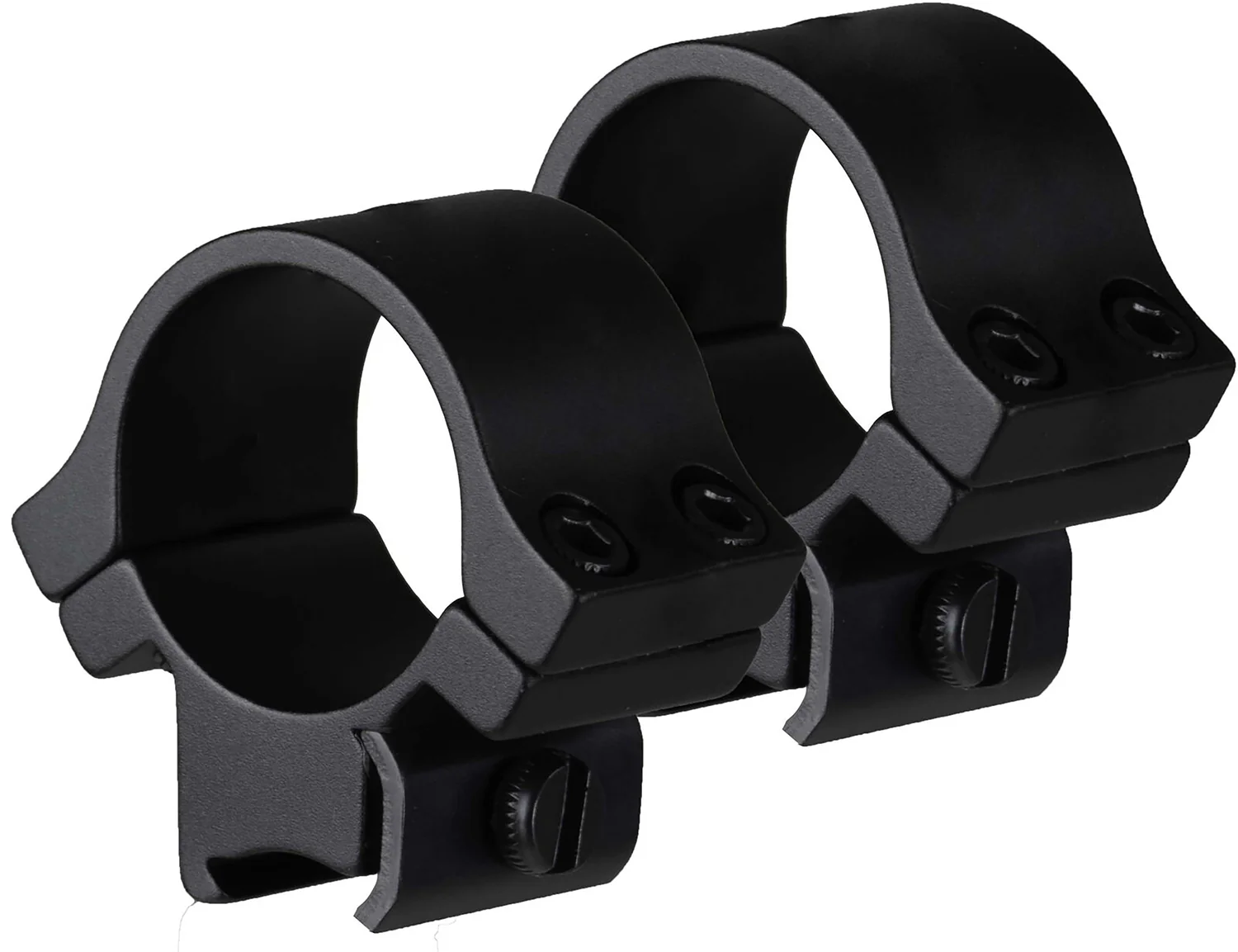 TruGlo TGTG8961B3 Lightweight Scope Rings  Matte Black 1" Medium 4 Screws (2 Per Side)