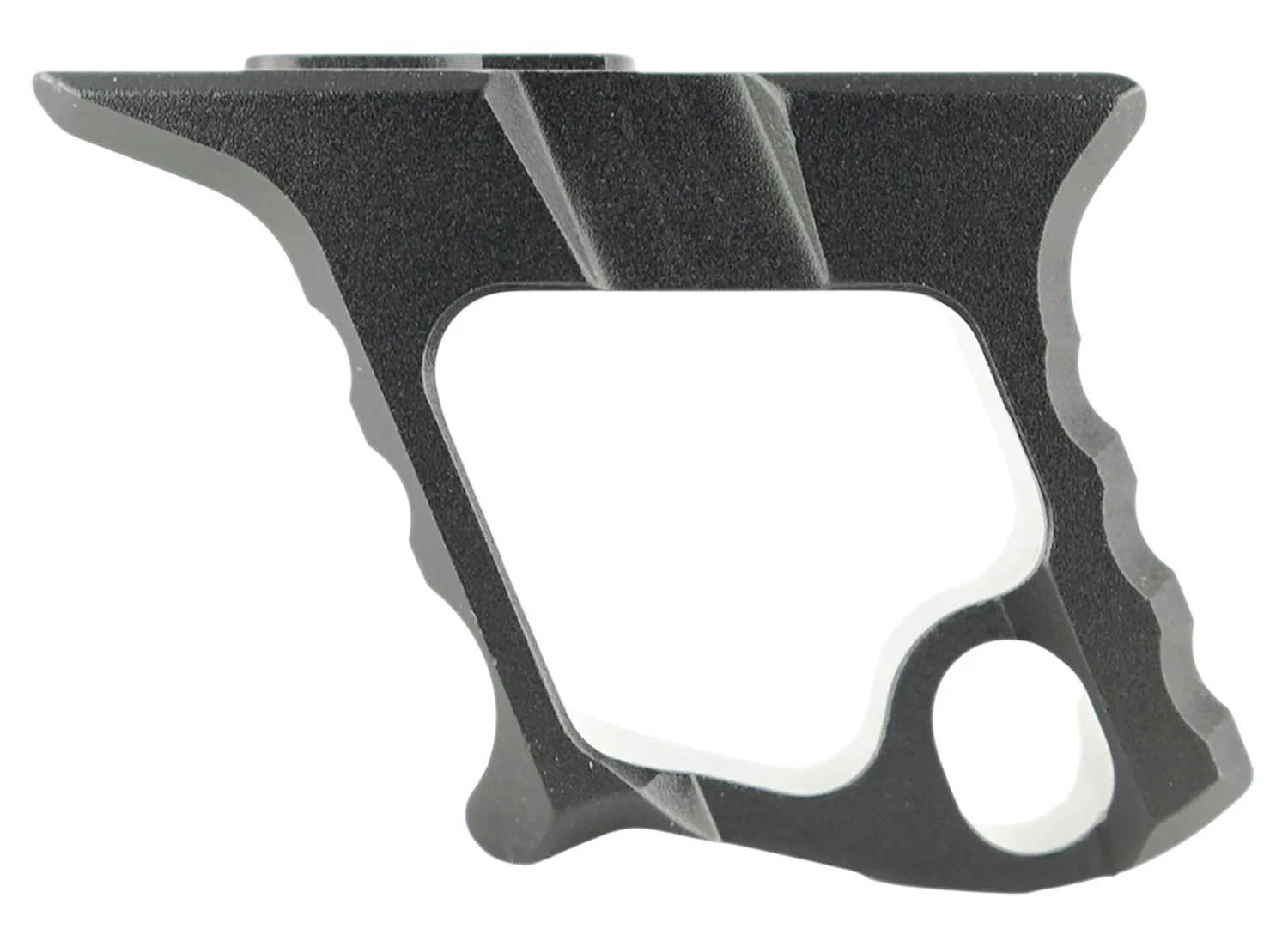 Tyrant CNC TD772BLKM1 Handstop Halo Black Aluminum Fits AR15
