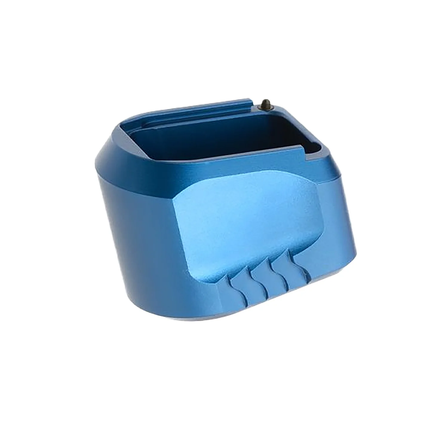 Tyrant CNC TDMPMAGEXFSBLUE  Magazine Extension Fits S&W M&P 9/40 5rd Compatible w/ Full-Size M&P 1.0/2.0 frames Blue Aluminum