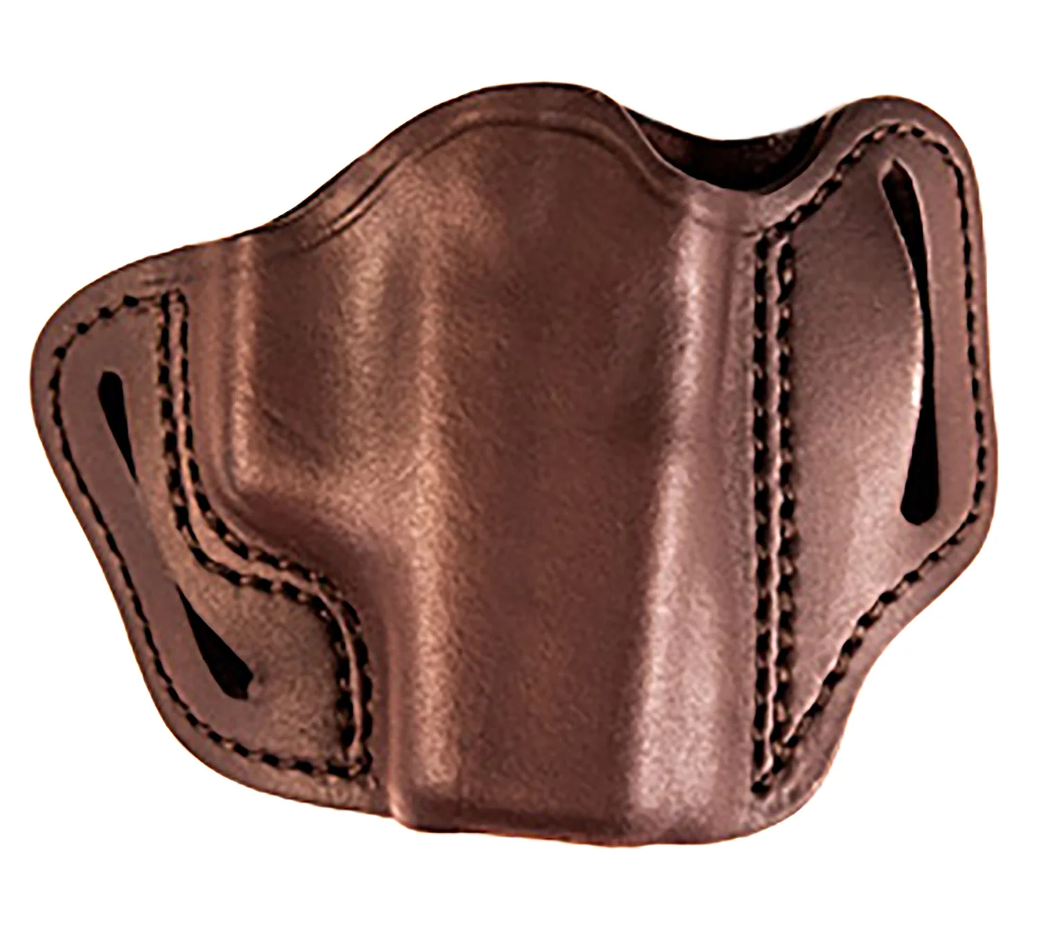 Uncle Mikes-leather(1791) UMOWB1BRWR Outside The Waistband OWB Size 01 Brown Leather Belt Slide Fits Springfield Hellcat Right Hand