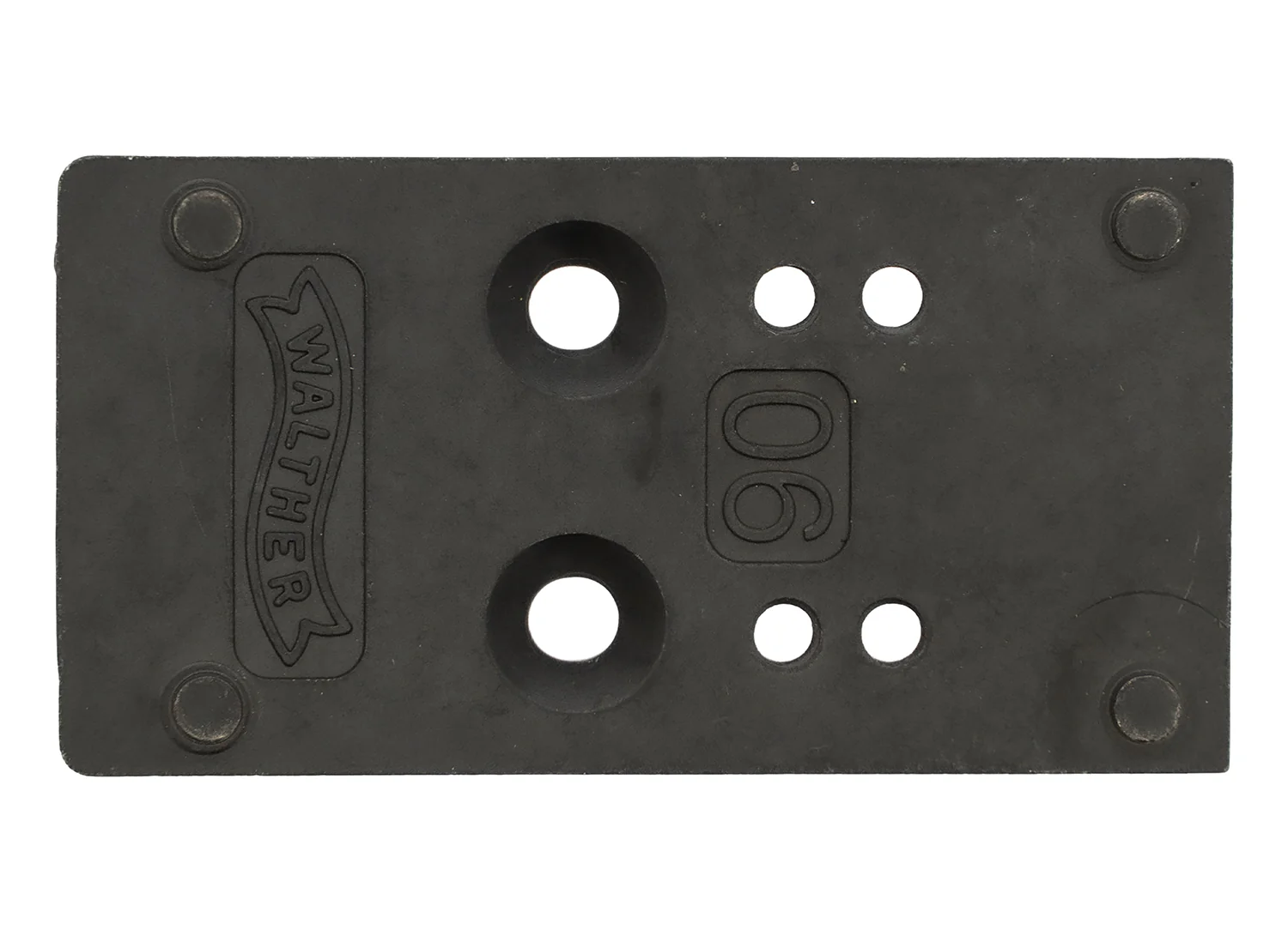 Walther Arms 5136197 Optic Plate  Black Steel Fits Walther PDP 2.0