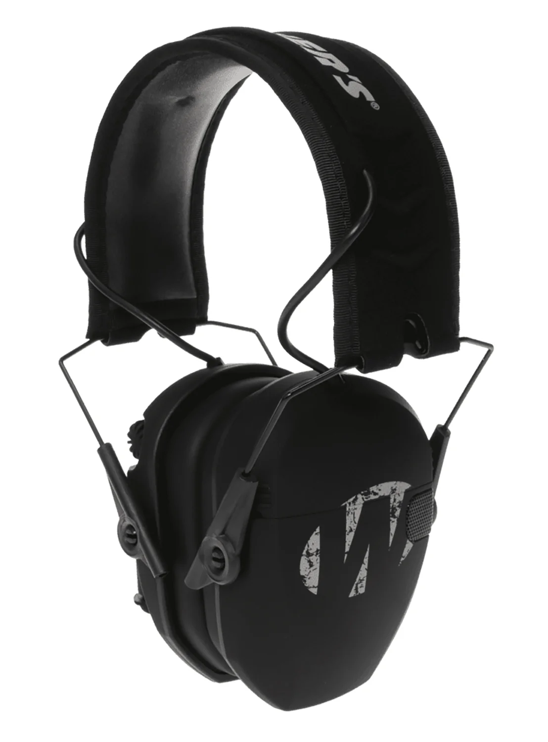 Walker's GWPRSEMFS Razor Slim Electronic Freedom Muff 23 dB Over the Head Black w/Distressed Walker's Logo Polymer