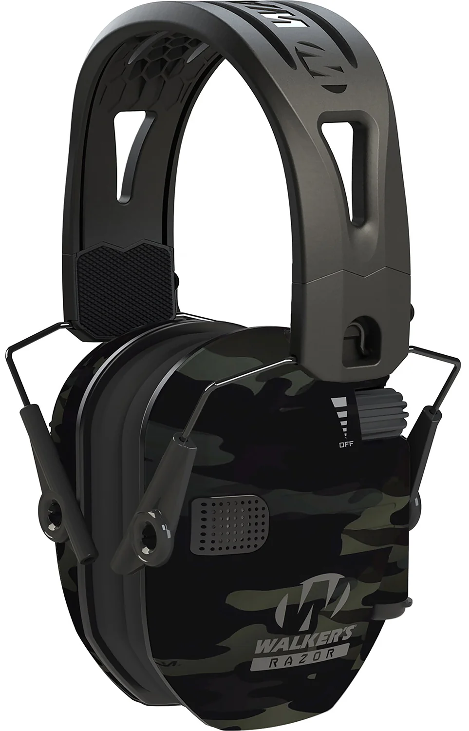 Walker's GWPRSEMRHMCCG Razor Tacti-Grip 23 dB Over the Head Gray MultiCam/Black Polymer