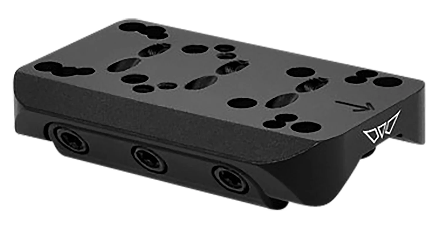 Warne 6108M Red Dot Reflex Mount Shotgun Rib Black Anodized Aluminum Fits Burris/CMORE/Docter/Eotech/Holosun