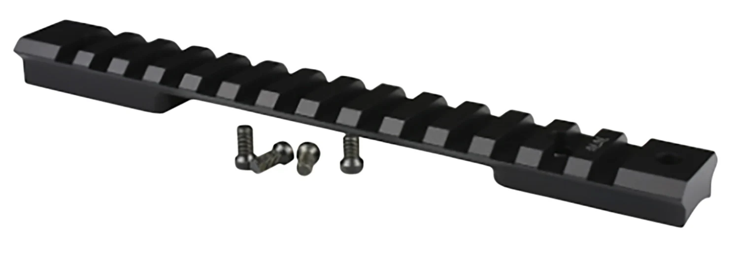 Warne 7664M Mountain Tech Tactical Rail Black Anodized Aluminum HS Precision Savage Style Action, Savage 110 (New), Short Action 0 MOA