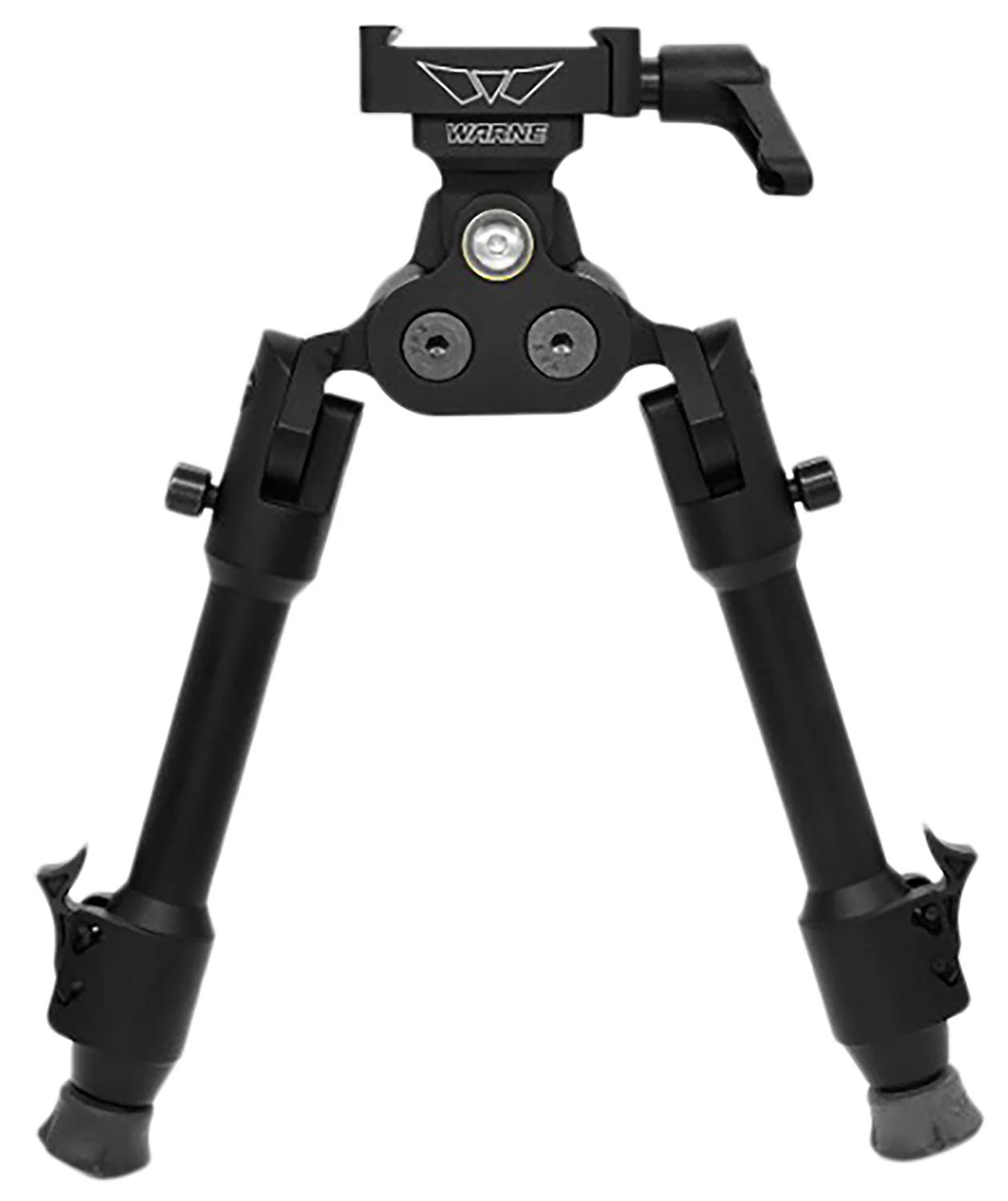 Warne 7924M Skyline Pro Bipod Black Anodized ARCA Interface Head with Precision Legs