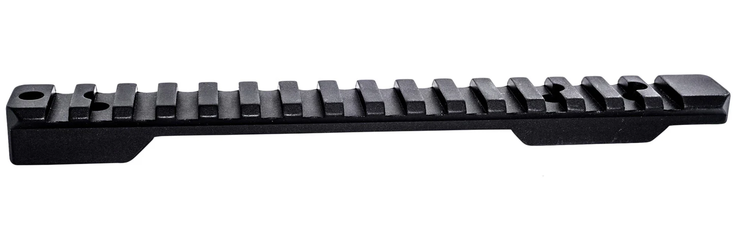 Weatherby P00252706 Picatinny Rail  Black Hardcoat Anodized Alloy Weatherby Mark V Standard 6-Lug Action