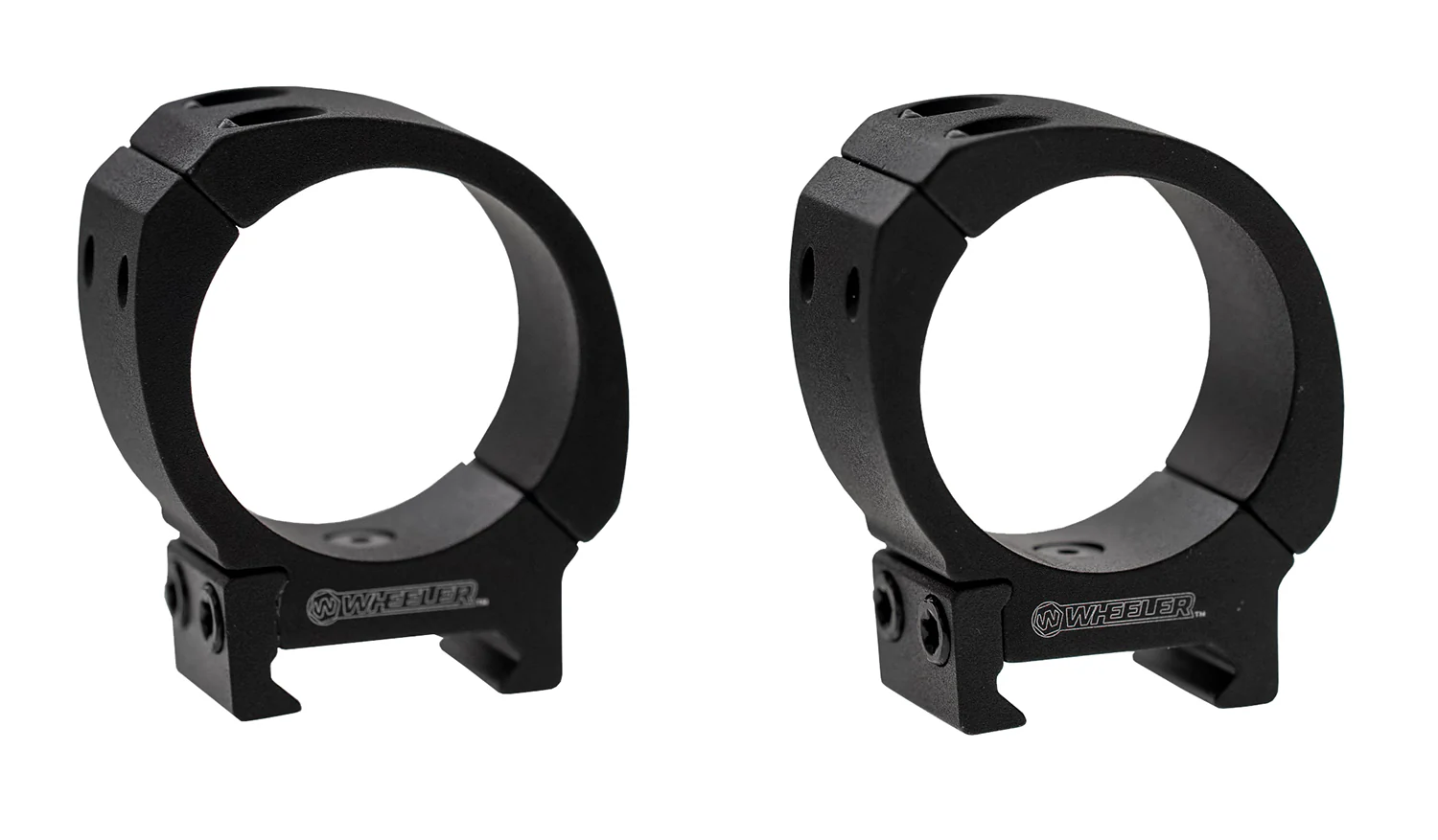 Wheeler 1133754 Sporter Scope Rings Black 34mm Medium