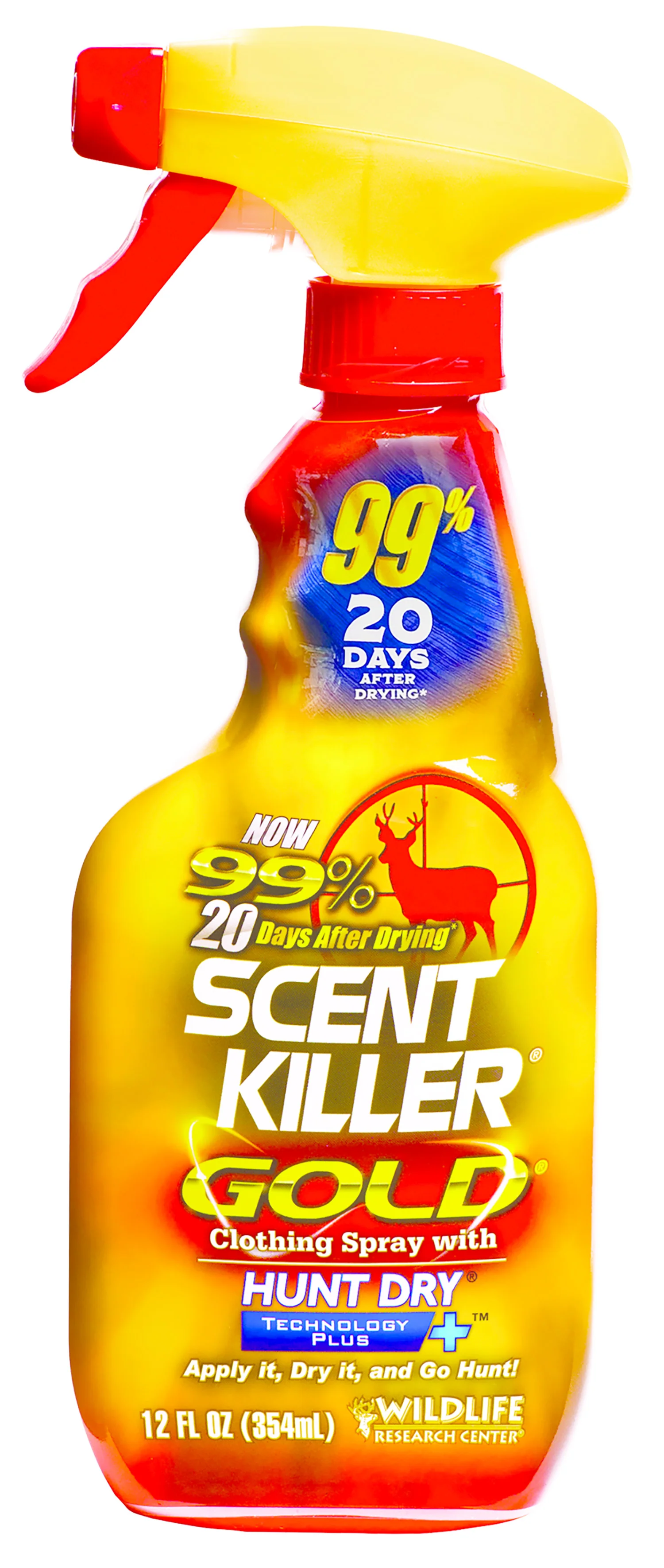 Wildlife Research 1252 Scent Killer Gold  Odor Eliminator Odorless Scent 12 oz Trigger Spray